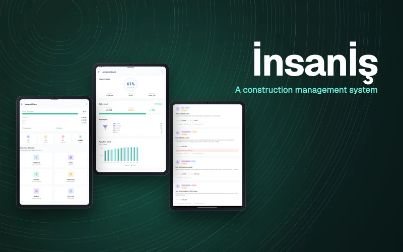 İnsanİş tablet app screens